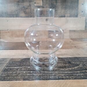 VINTAGE ORIGINAL PYREX GLASS CHIMNEY SHADE FOR OIL / PARAFFIN LAMP